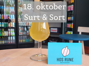 2025 Ølsmagning - Surt & Sort (18. oktober, kl 19)
