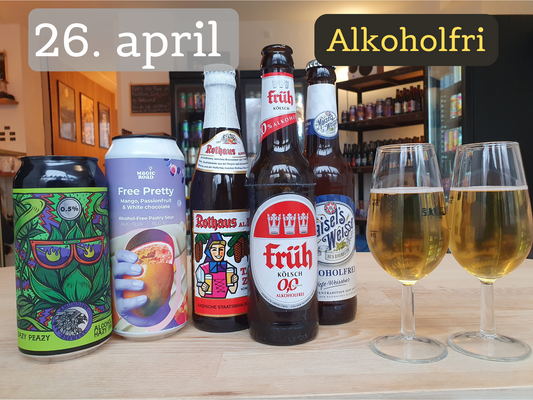 Alkoholfri Ølsmagning for mødregrupper (26. april)