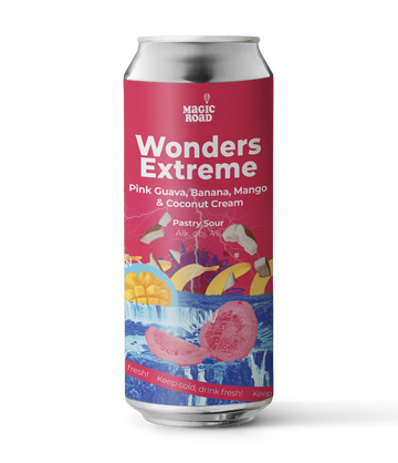 Wonders Extreme - Pink Guava, Bananas, Mango & Coconut Cream (Pastry Sour)